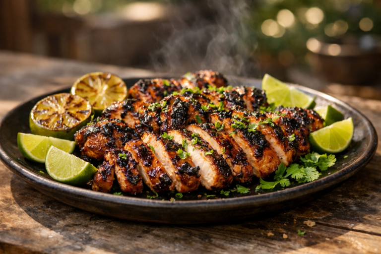 Grilled Chili Cilantro Lime Chicken (Juicy, Zesty, and Perfect for Tacos)