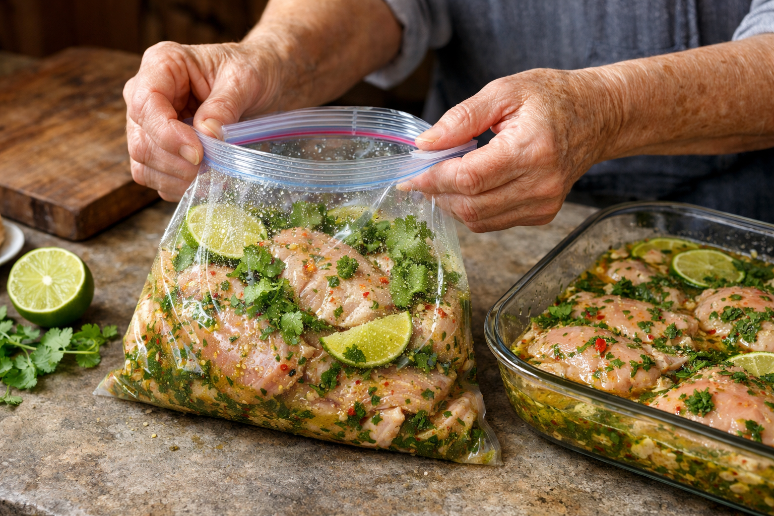 Step 2 - Grilled Chili Cilantro Lime Chicken