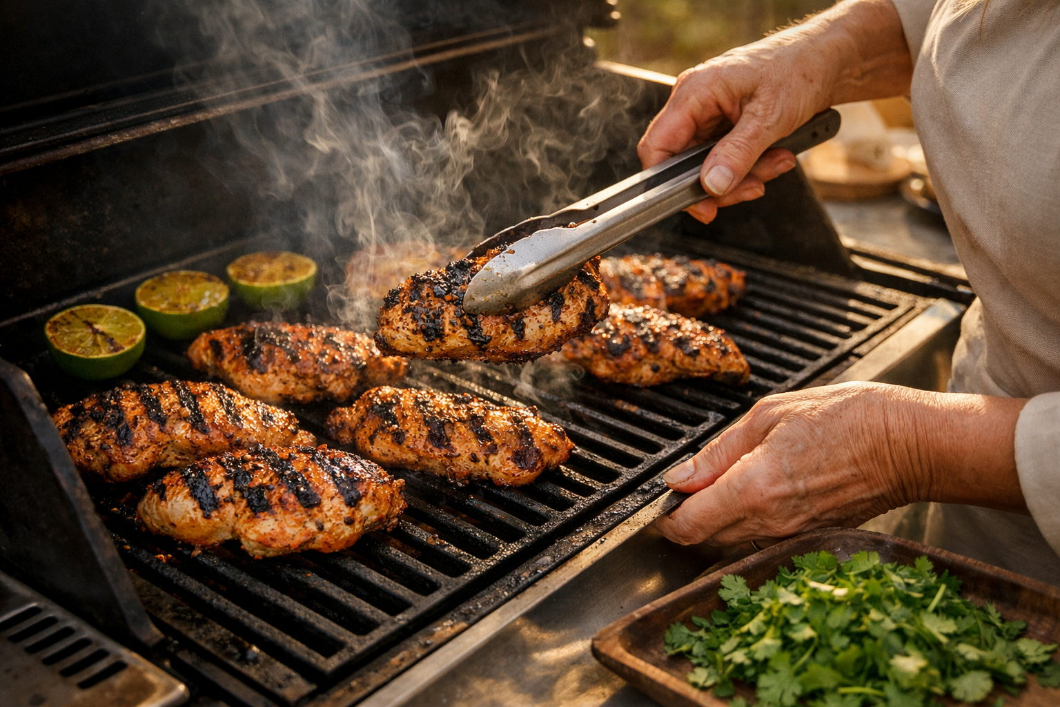 Step 3 - Grilled Chili Cilantro Lime Chicken