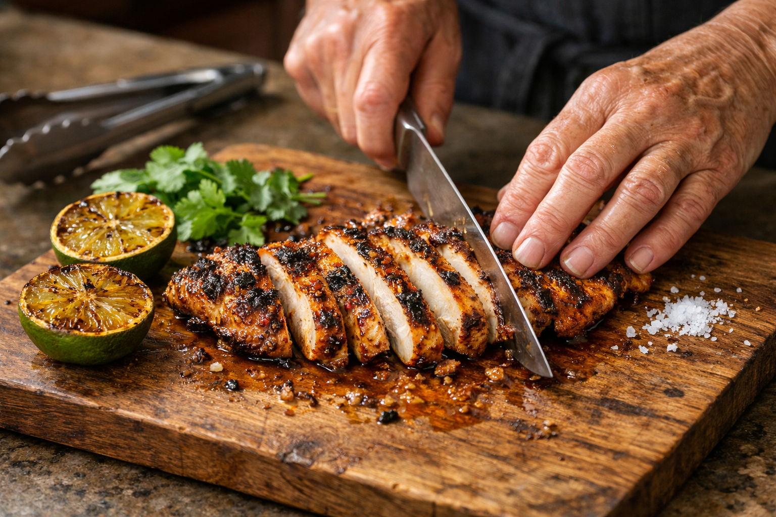 Step 4 - Grilled Chili Cilantro Lime Chicken