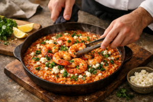 Prawn Kritharoto hero image