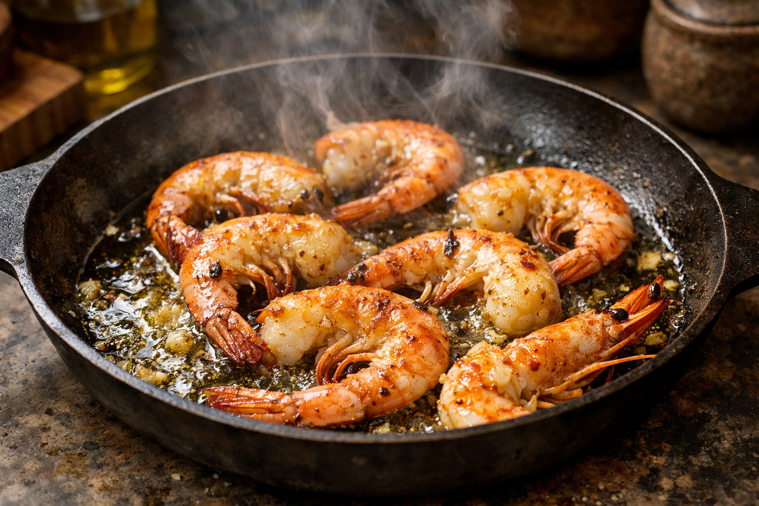 Step 1 - Prawn Kritharoto