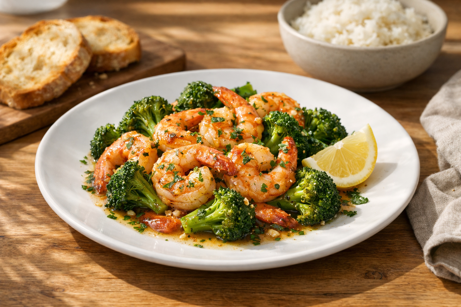 Step 6 - Skillet Garlic Butter Shrimp and Broccoli